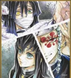 鬼滅の刃 12 WEBSHOPくじ アクリル色紙 伊黒 宇髄 無一郎