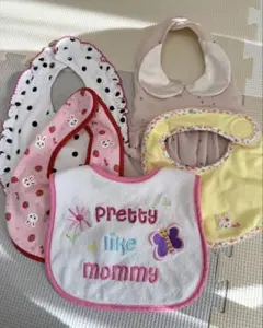 ベビー スタイ ミキハウス ケイトスペード よだれかけ 5枚セット 女の子向け