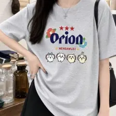 Orion 半袖Tシャツ グレー フロントプリント