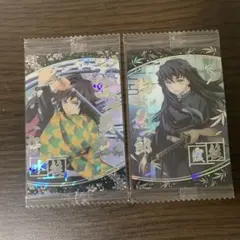 鬼滅の刃　ウエハースカード　富岡義勇　時透無一郎　SR ２枚セット