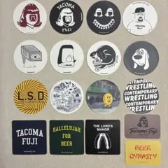 TACOMA FUJI RECORDS タコマフジ ステッカー　17種セット
