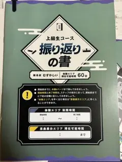 忍たま体験展 上級生コース 振り返りの書
