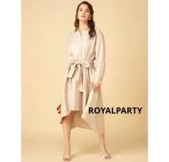 ROYALPARTY ワンピース　フリーサイズ ベージュ