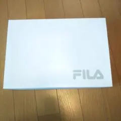 FILA ホワイトバスタオル ロゴ刺繍付き