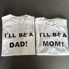 マタニティフォト 半袖Tシャツ ペア