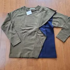 新品タグ付き LUCA/LADY LUCK LUCA 長袖カットソー カーキ