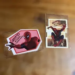 かっぱ寿司　スパイダーマン:ブラン•ニュー•デイ　コラボステッカー　2種　非売品