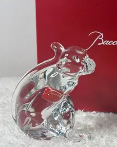 Baccarat クリスタルガラス 猿 フィギュリンのサムネイル