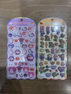 コットンパフィーシール ズートピア　ベイマックス　シール