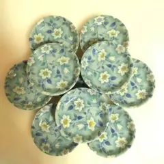 花柄 小皿 10枚セット 和食器 陶磁器