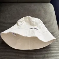 Calvin Klein バケットハット S ホワイト