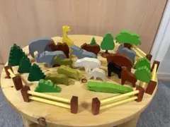 HABA ハバ ミニランド 動物積み木のサムネイル