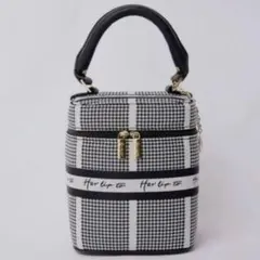 Herlipto HLT Jacquard Vanity Bag /silver