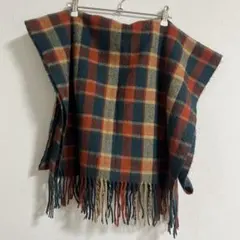 マフラー　ストール　チェック柄