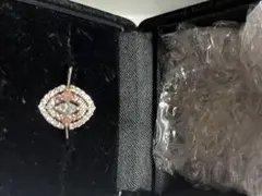 天然ブルーダイヤモンド　リングのサムネイル