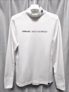 ニューバランスゴルフ　モックネック　白のサムネイル