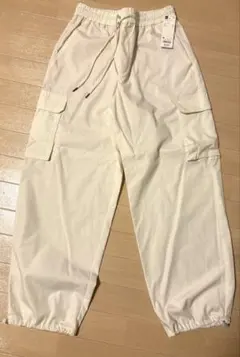 GU レディース カーゴプルオンパンツ M