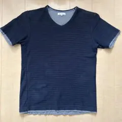 THE SHOP TK メンズ Tシャツ XLサイズ ネイビーのサムネイル