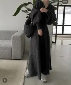 willfully カシュクール2way knit/sk セットアップ