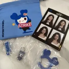 ツウィ　3点セット　ランダム　証明写真ステッカー　巾着ポーチ　アクリルカラビナ