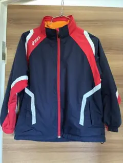 asicsジャケット ネイビー/レッドのサムネイル