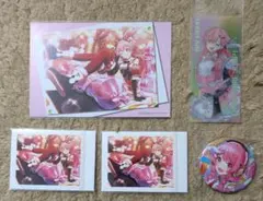 プロセカ　桃井愛莉　カード（大・小）・缶バッジ・クリアしおり　５点セット