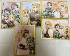 鬼滅の刃　ツキイチくじ　アクリル色紙　まとめ売り　煉獄杏寿郎　猗窩座 竈門炭治郎