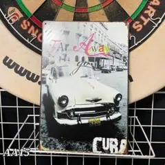 ブリキ看板 AA15 雑貨 レトロ アート 車 絵 置物 アメリカン インテリア