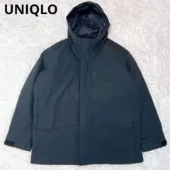 【UTA様専用】 美品✨ユニクロ ハイブリッドダウンパーカ ブラック XL