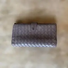 ボッテガべネタ　イントレチャート　長財布　がま口