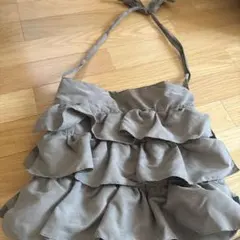 荷葉邊 托特包 可調節背帶