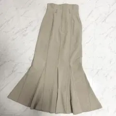 【美品】ココディール レースアップ ステッチ ハイウエスト マーメイド スカート