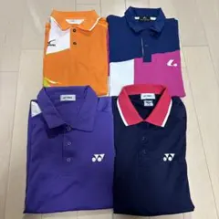 ソフトテニス襟付きポロシャツ　4枚セット