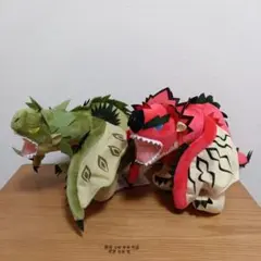 モンハン　ぬいぐるみ　リオレウス　リオレイア　2種セット