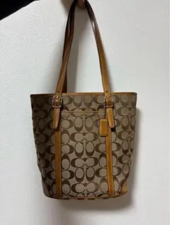 コーチ　シグネチャー　ランチトート　バケツ型トートバッグ 6612 COACH