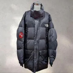 NORTHFACE ダウンジャケット 刺繍ロゴ 黒 メンズXL バルトロ 700