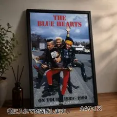 A4額付き THE BLUE HEARTS ニューヨーク写真ポスター インテリア