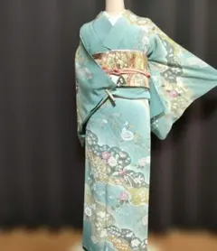 訪問着フルセット 辻が花模様 小柄さん用