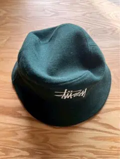 Stussy ダークグリーン バケットハット