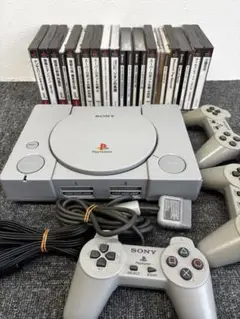 SONY PlayStation 本体 コントローラー3台 ゲームソフト20本