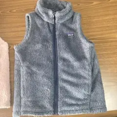 patagonia グレー フリースベスト XL