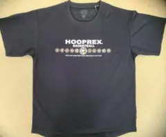 HOOPREX バスケットボール Tシャツ (ブラック)XL寸
