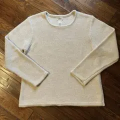希少美品！90s L.L.Bean 裏編み コットンニット ビンテージ