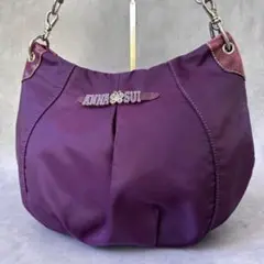 ANNA SUI スワロウテイル ギャザー ホーボー ワンショルダーバッグのサムネイル