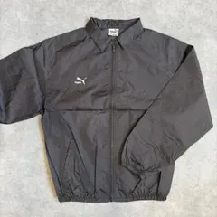PUMA プーマ ナイロンジャケット ブラック 黒　ウィンドブレーカー　スポーツ