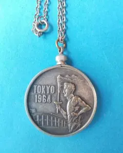 925銀　ネックレストップ　ペンダント　メダル　1964年東京オリンピック 2026年最新】東京オリンピック ネックレスの人気アイテム - メルカリ
