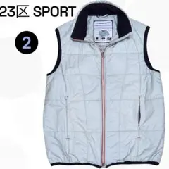 23区 SPORT シルバー ベスト ゴルフ サイズ2のサムネイル