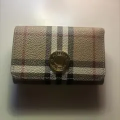 Burberry チェック柄 三つ折り財布