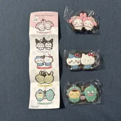 ちいかわ×サンリオキャラクターズ なかよしラバーマスコット 3個セット