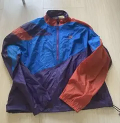 NIKE ナイロンジャケット ハーフジップ マルチカラー